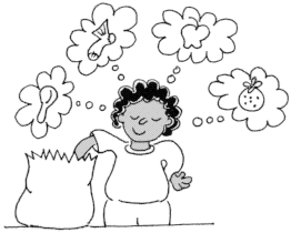 Illustration by Andrea Elovson, from The Kindergarten Survival Handbook